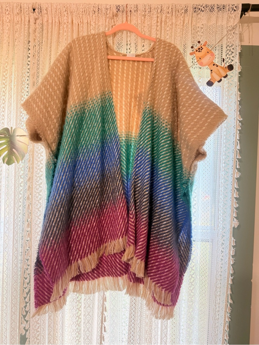 Women’s Poncho One size Blanket Wrap